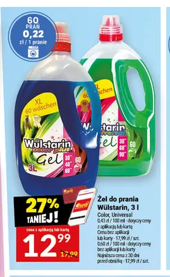 Żel do prania Wülstarin Universal promocja w Twój Market