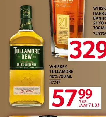 Whiskey Tullamore promocja w Selgros