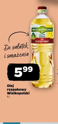Olej rzepakowy Wielkopolski promocja w Netto