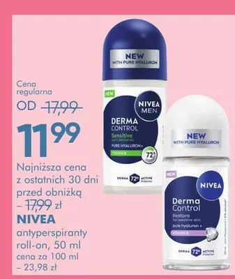 Antyperspiranty roll-on promocja w Super-Pharm