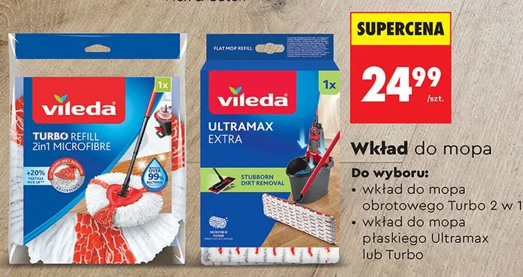 Wkład do mopa promocja w Biedronka