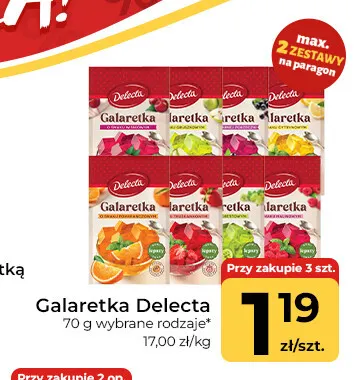 Galaretka Delecta promocja w Społem Częstochowa
