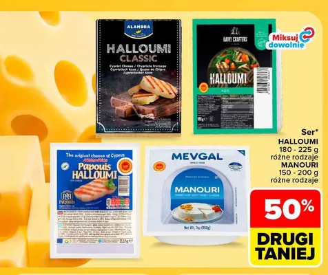 Ser Manouri promocja w Carrefour Market