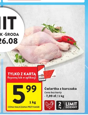 Ćwiartka z kurczaka promocja w Intermarche
