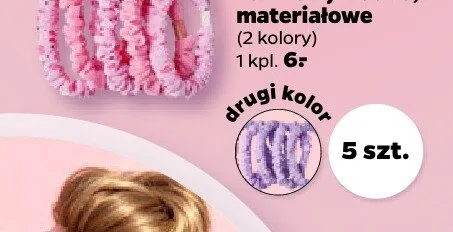 Gumki harmonijki duże materiałowe promocja w Netto
