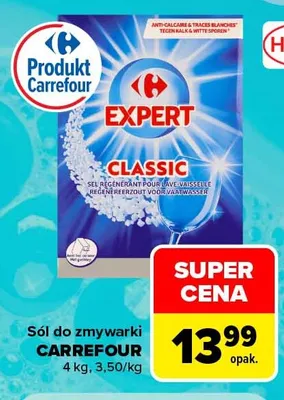 Sól do zmywarki Carrefour Expert Classic promocja w Carrefour