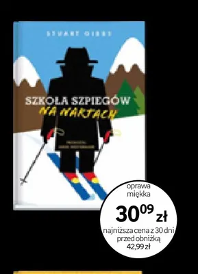 Książka Szkoła Szpiegów na nartach Stuart Gibbs promocja w Empik