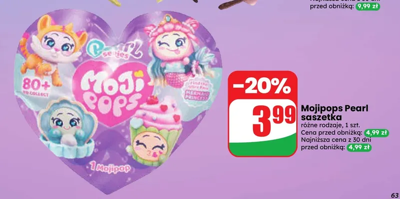 Mojipops Pearl saszetka promocja w Dino