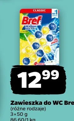 Zawieszka do WC Bref Classic 3-pak promocja w Netto