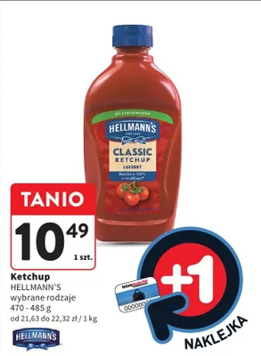 Ketchup Hellmann's Classic łagodny promocja w Intermarche