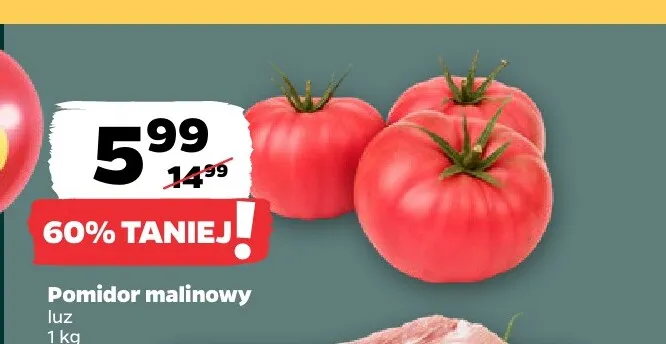 Pomidory malinowe promocja w Netto