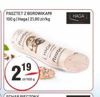 Pasztet z borowikami Haga promocja w Sedal