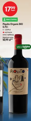 Wino wytrawne czerwone Organic BIO 0,75l promocja w Żabka
