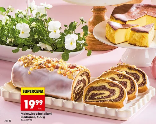 Makowiec z bakaliami promocja w Biedronka