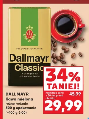 Kawa mielona Dallmayr promocja w Kaufland