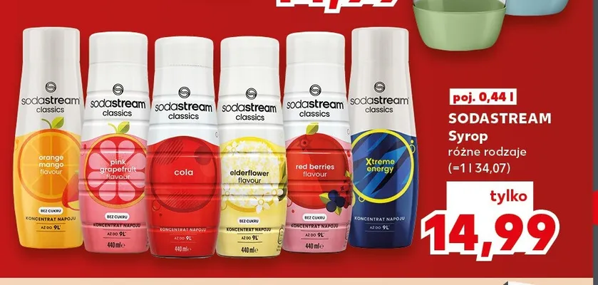 Syrop Sodastream Classics red berries bez cukru promocja w Kaufland