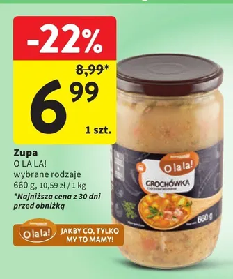 Zupa wybrane rodzaje promocja w Intermarche