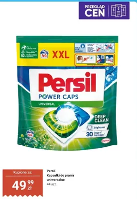 Kapsułki do prania Persil Power Caps Universal promocja w Dino