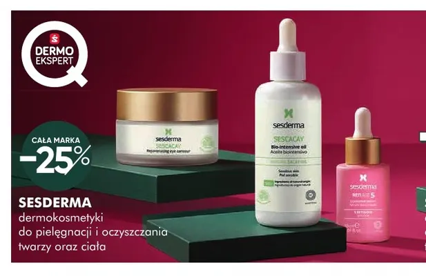 Dermokosmetyki do pielęgnacji i oczyszczania twarzy oraz ciała Sesderma promocja w Super-Pharm