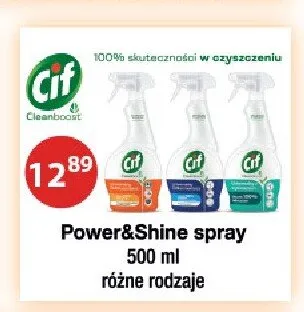 Power&Shine spray Cif 500ml promocja w Drogerie Laboo