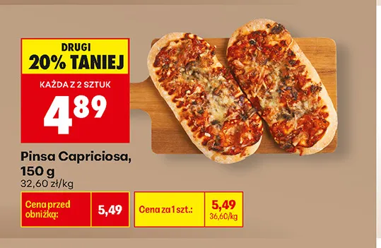Pinsa Capriciosa promocja w Biedronka