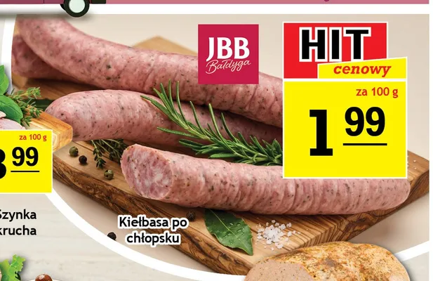 Kiełbasa po chłopsku JBB Bałdyga promocja w Gram Market