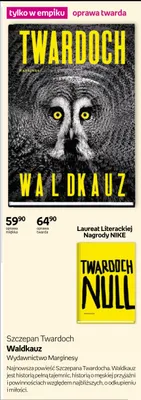 Książka Waldkauz Szczepan Twardoch oprawa miękka promocja w Empik