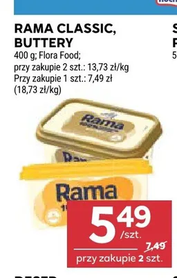 Margaryna Rama Buttery promocja w Stokrotka