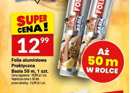 Folia aluminiowa Praktyczna Basia promocja w Twój Market