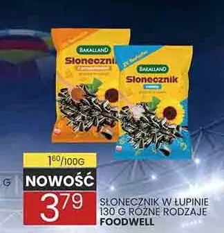 Słonecznik w łupinie Bakalland promocja w Wafelek
