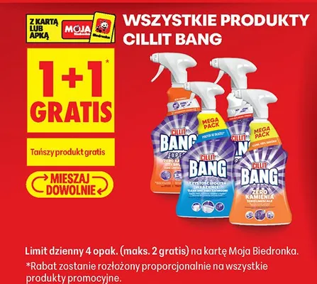 Środek czyszczący Cillit Bang promocja w Biedronka