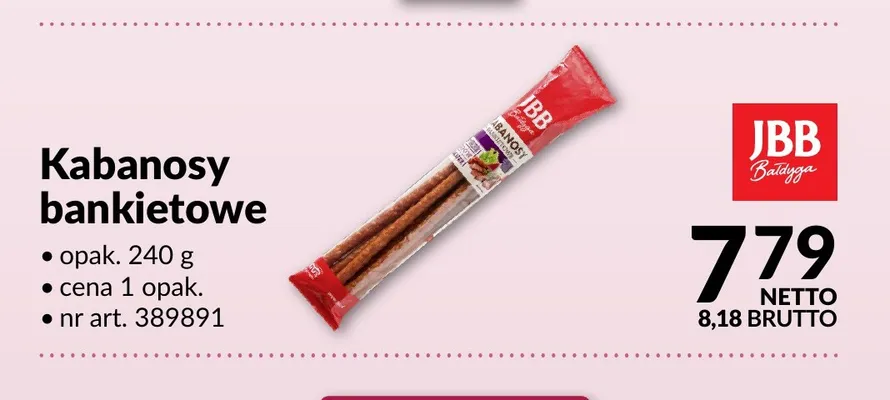 Kabanosy bankietowe promocja w Makro