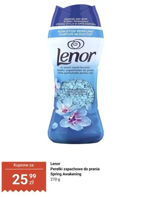 Perełki zapachowe do prania Lenor Spring Awakening promocja w Dino