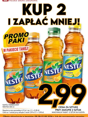 Napój herbaciany Nestea Green Tea Citrus promocja w Kupiec