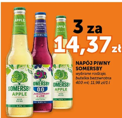 Napój piwny Somersby promocja w ABC
