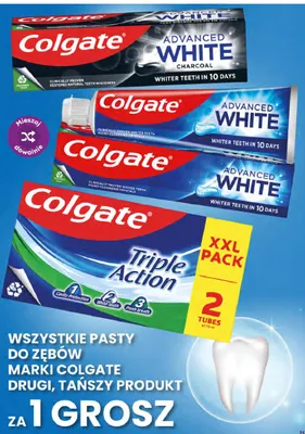 Pasty do zębów Colgate promocja w Dino