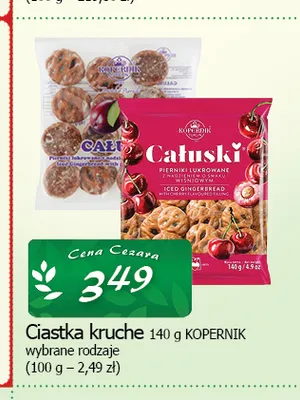 Ciastka kruche Całuski Kopernik promocja w CEZAR Delikatesy