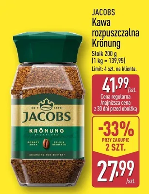 Kawa rozpuszczalna Krönung promocja w Aldi
