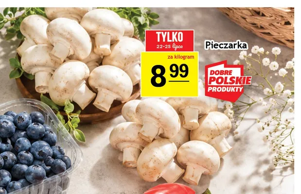 Pieczarka polska promocja w Gram Market