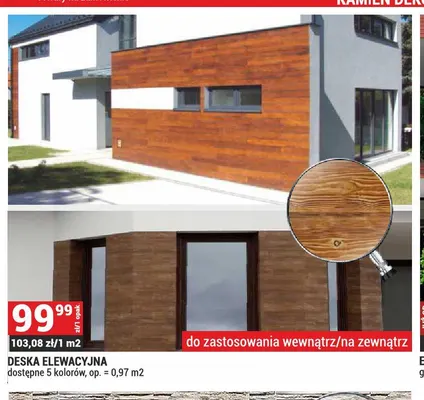 Deska elewacyjna promocja w Merkury Market