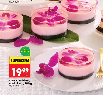 Sernik Orchidea promocja w Biedronka