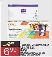 Torebki z suwakiem Ravi 1,5l promocja w Wafelek