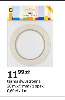 Taśma dwustronna 20m x 9mm promocja w Empik