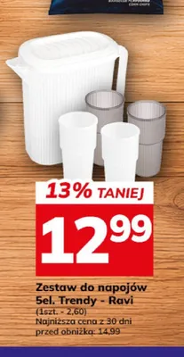 Zestaw do napojów Ravi Trendy promocja w Hitpol