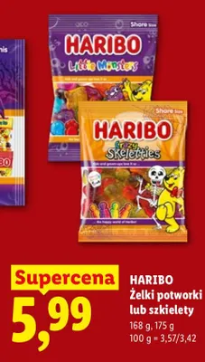 Żelki potworki Haribo promocja w Lidl