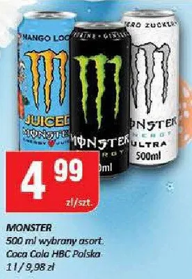 Napój energetyczny Monster promocja w Chorten