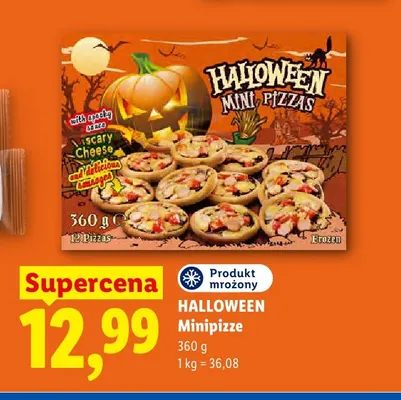 Minipizze Halloween promocja w Lidl