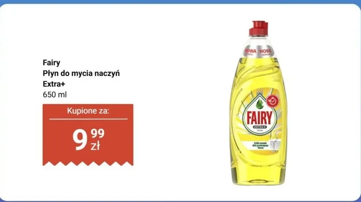 Płyn do mycia naczyń Extra+ promocja w Biedronka