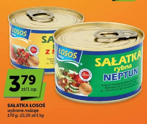 Sałatka z łososiem Łosoś Ustka promocja w Euro Sklep