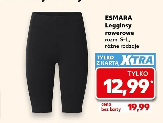 Legginsy rowerowe Esmara promocja w Kaufland